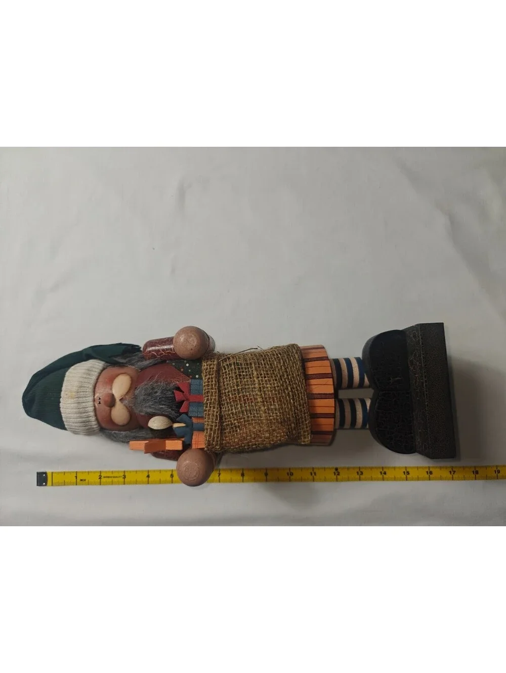 Vintage 2002 WORKBENCH Wooden Nutcracker Christmas Decoration